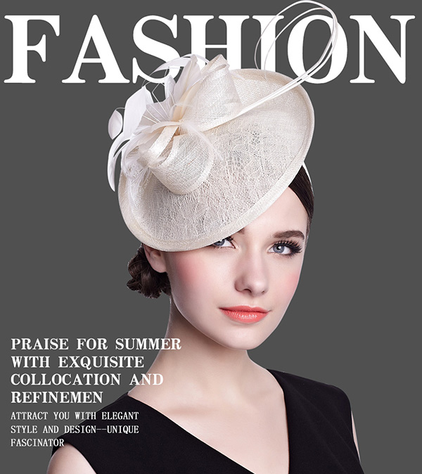 麻紗發(fā)飾，頭飾配件定制