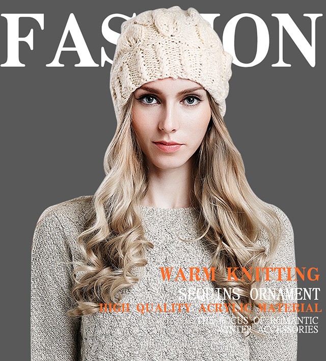 秋冬保暖又時髦，一頂針織帽就足夠！