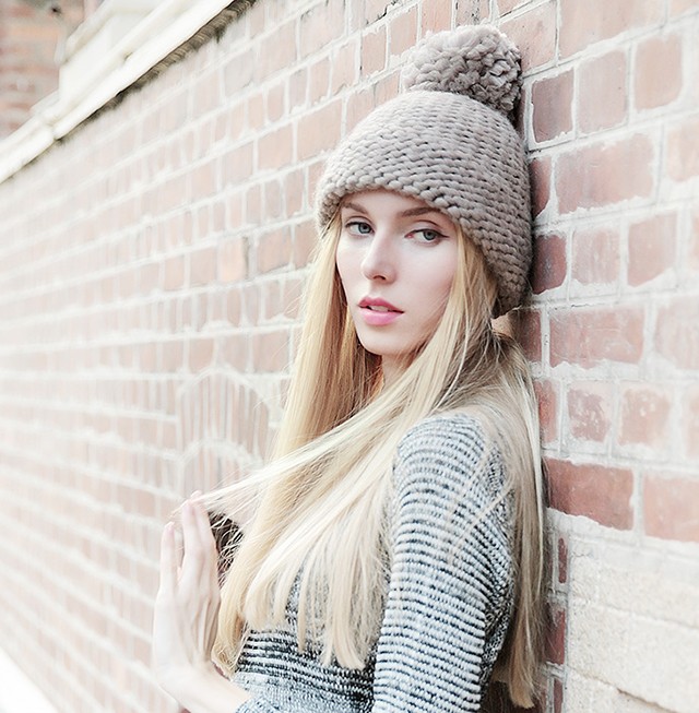 秋冬保暖又時髦，一頂針織帽就足夠！