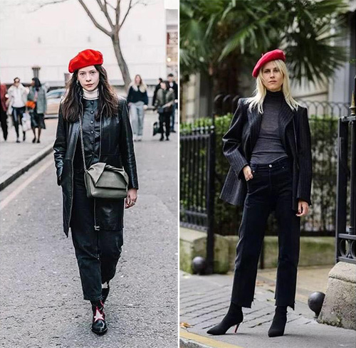 冬天穿大衣戴上這3款帽子，想不美都難！
